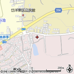熊本県荒尾市平山2208周辺の地図