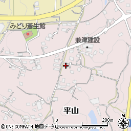 熊本県荒尾市平山2085周辺の地図