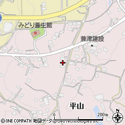 熊本県荒尾市平山2110周辺の地図