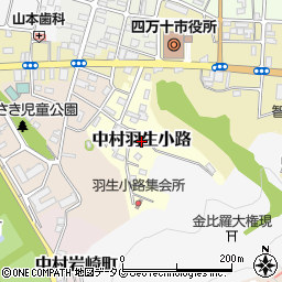 高知県四万十市中村羽生小路周辺の地図