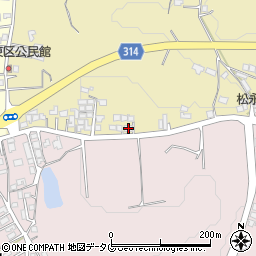 熊本県荒尾市上井手690-1周辺の地図