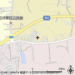 熊本県荒尾市上井手689周辺の地図