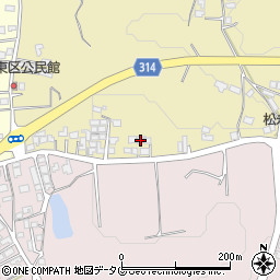 熊本県荒尾市上井手691周辺の地図