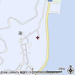長崎県南松浦郡新上五島町浦桑郷1212周辺の地図