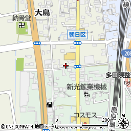 熊本県荒尾市大島1周辺の地図