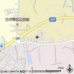 熊本県荒尾市上井手686周辺の地図