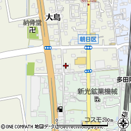 熊本県荒尾市大島1157周辺の地図