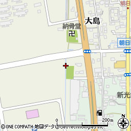 熊本県荒尾市大島1392-14周辺の地図