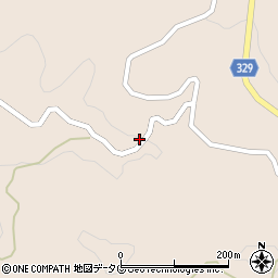 熊本県菊池市四町分平山2165周辺の地図