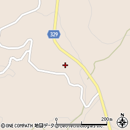 熊本県菊池市四町分平山2205周辺の地図