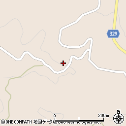 熊本県菊池市四町分平山2132周辺の地図