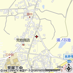 熊本県荒尾市本井手1448周辺の地図