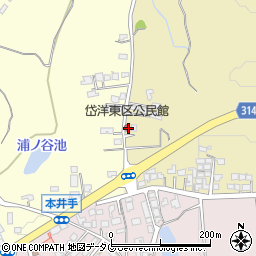熊本県荒尾市上井手667周辺の地図