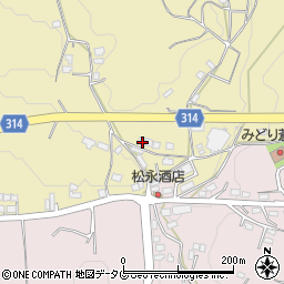 熊本県荒尾市上井手858-14周辺の地図