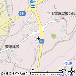 熊本県荒尾市平山1962周辺の地図