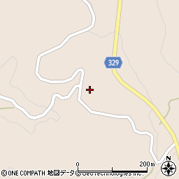 熊本県菊池市四町分平山2229-1周辺の地図