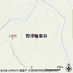 大分県臼杵市野津町大字東谷周辺の地図