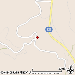 熊本県菊池市四町分平山2230周辺の地図