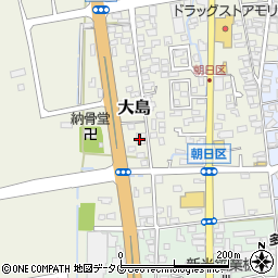 熊本県荒尾市大島1092周辺の地図