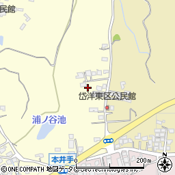 熊本県荒尾市本井手617周辺の地図