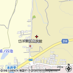 熊本県荒尾市上井手661周辺の地図