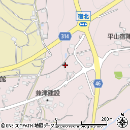 熊本県荒尾市平山1927周辺の地図