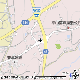 熊本県荒尾市平山1935周辺の地図