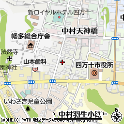 愛媛銀行中村支店 ＡＴＭ周辺の地図