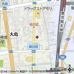 熊本県荒尾市大島56周辺の地図