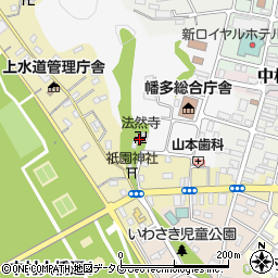 正持院周辺の地図