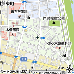 高知県四万十市中村一条通周辺の地図