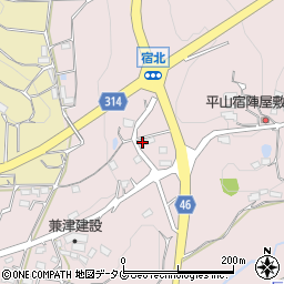熊本県荒尾市平山1932周辺の地図