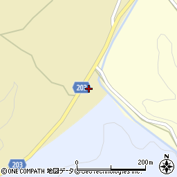 熊本県菊池市原374周辺の地図