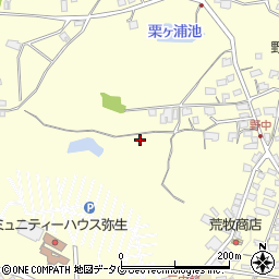 熊本県荒尾市本井手周辺の地図