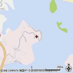 長崎県西海市西彼町鳥加郷34周辺の地図