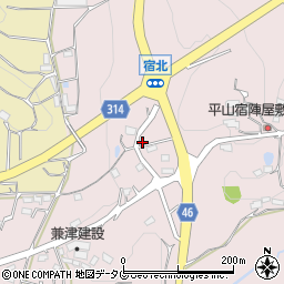 熊本県荒尾市平山1822周辺の地図