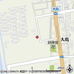 熊本県荒尾市大島1456周辺の地図