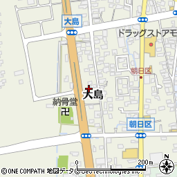 熊本県荒尾市大島1186周辺の地図
