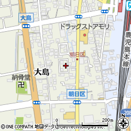 熊本県荒尾市大島30周辺の地図