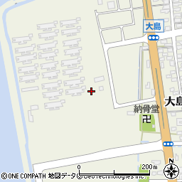 熊本県荒尾市大島1476周辺の地図