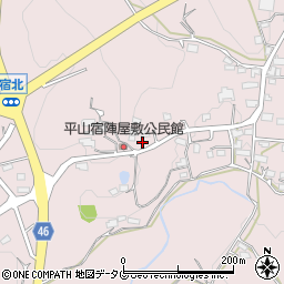 熊本県荒尾市平山1696周辺の地図