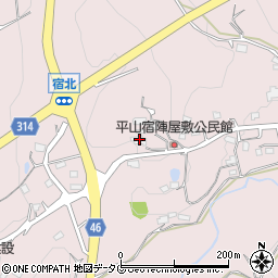 熊本県荒尾市平山1819周辺の地図
