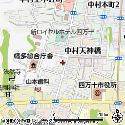 中村下町郵便局周辺の地図