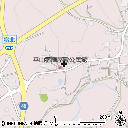 熊本県荒尾市平山1697周辺の地図