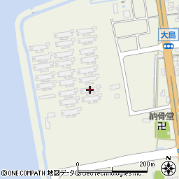 熊本県荒尾市大島1478周辺の地図