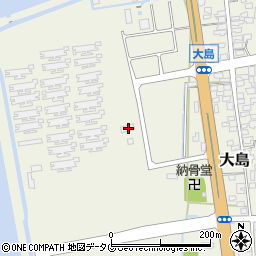 熊本県荒尾市大島1475周辺の地図