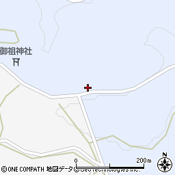 大分県竹田市下坂田1442-2周辺の地図