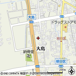熊本県荒尾市大島1084周辺の地図