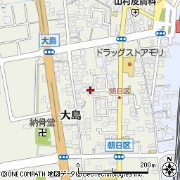 熊本県荒尾市大島1135周辺の地図