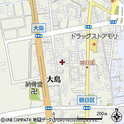 熊本県荒尾市大島1136周辺の地図